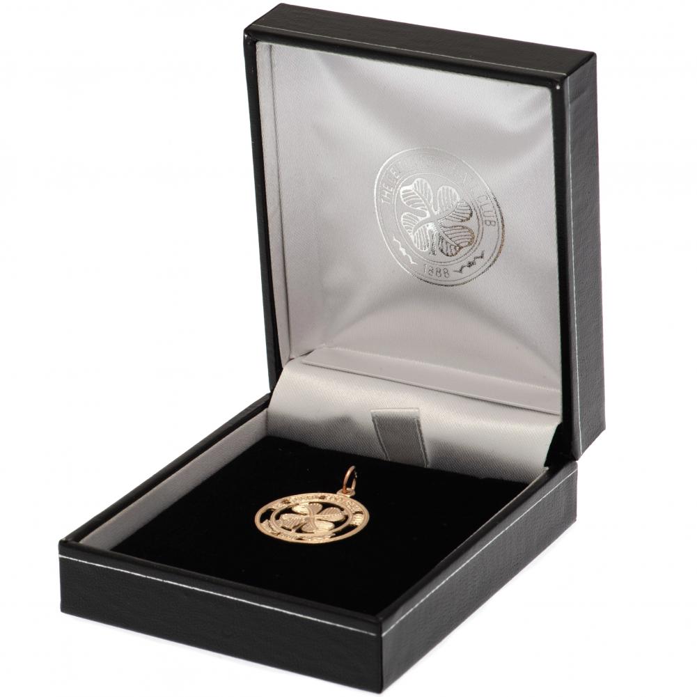 Official Celtic FC 9ct Gold Pendant Large