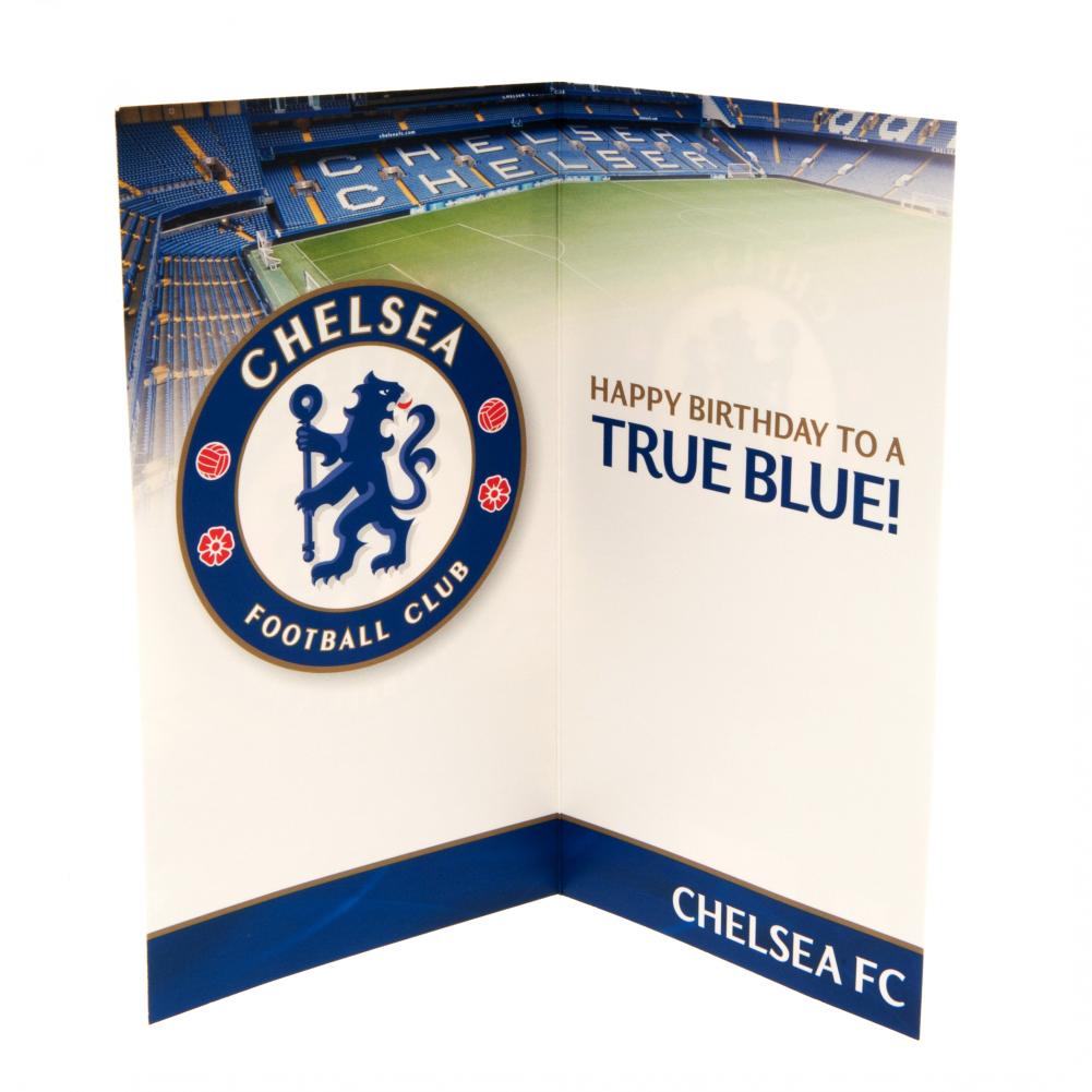 Official Chelsea FC No. 1 Fan Birthday Card