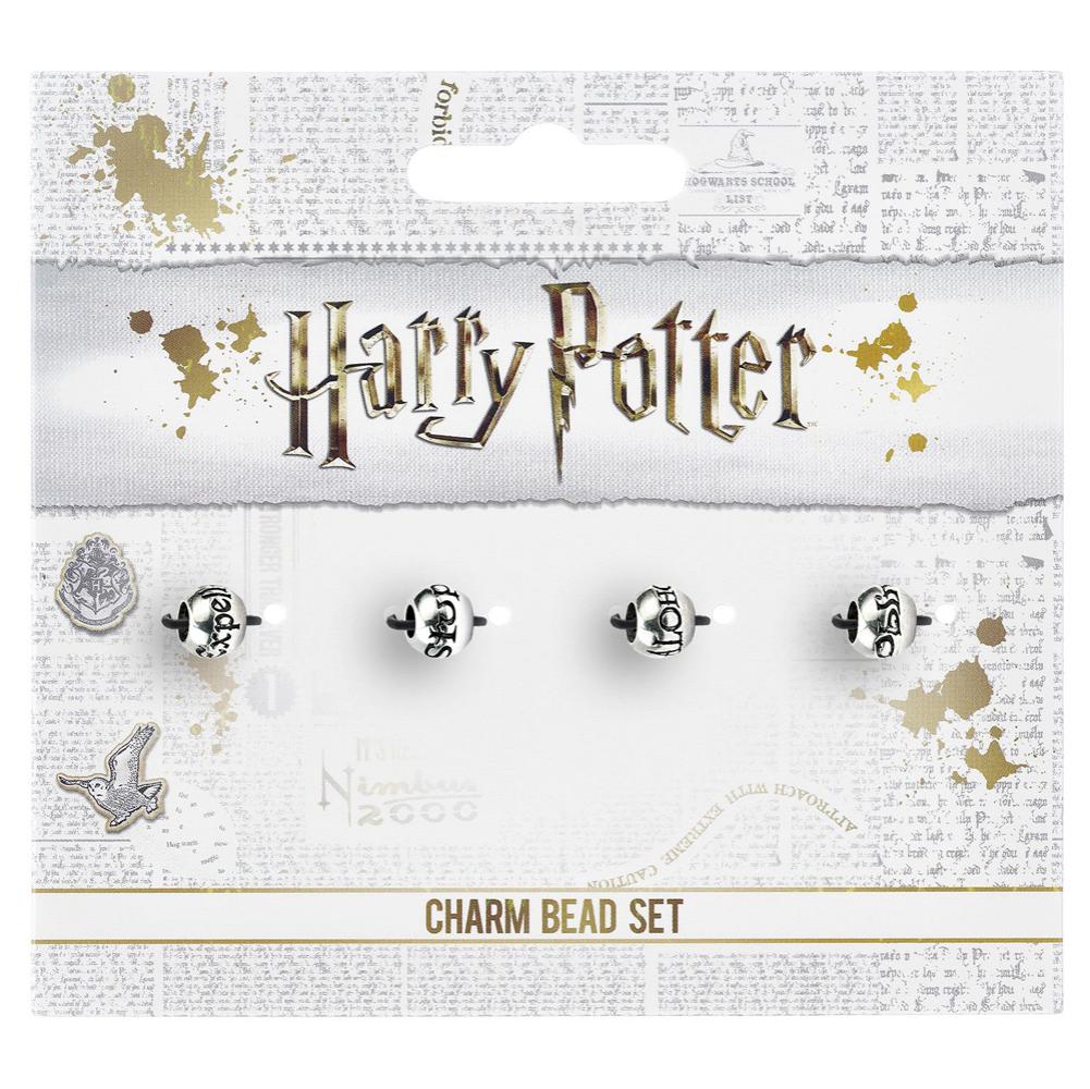 Official Harry Potter Silver Plated Charm Bead Set