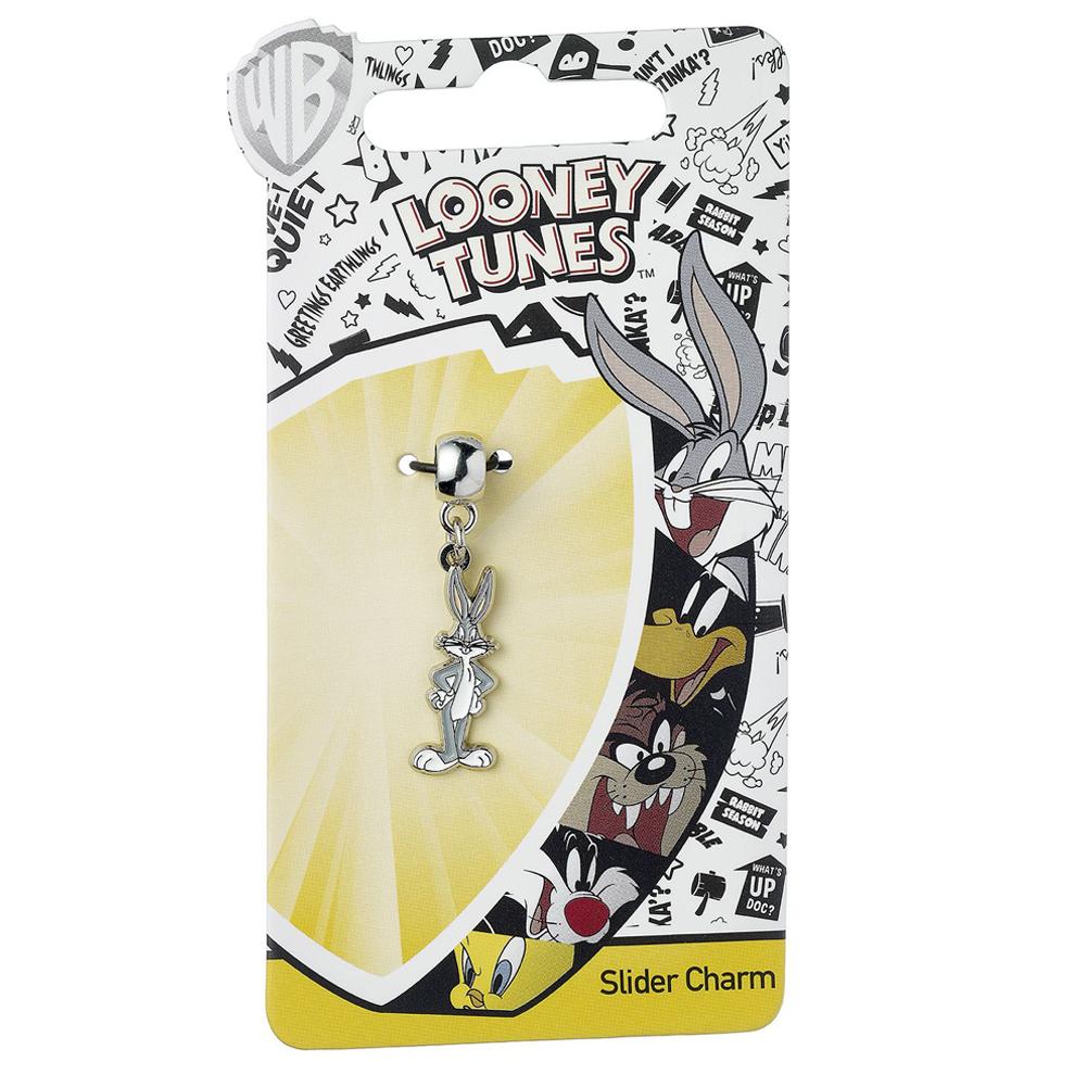 Official Looney Tunes Silver Plated Charm Bugs Bunny