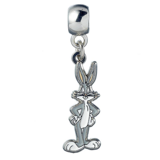 Official Looney Tunes Silver Plated Charm Bugs Bunny