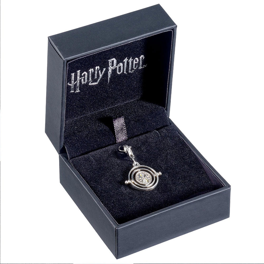 Official Harry Potter Sterling Silver Crystal Charm Time Turner