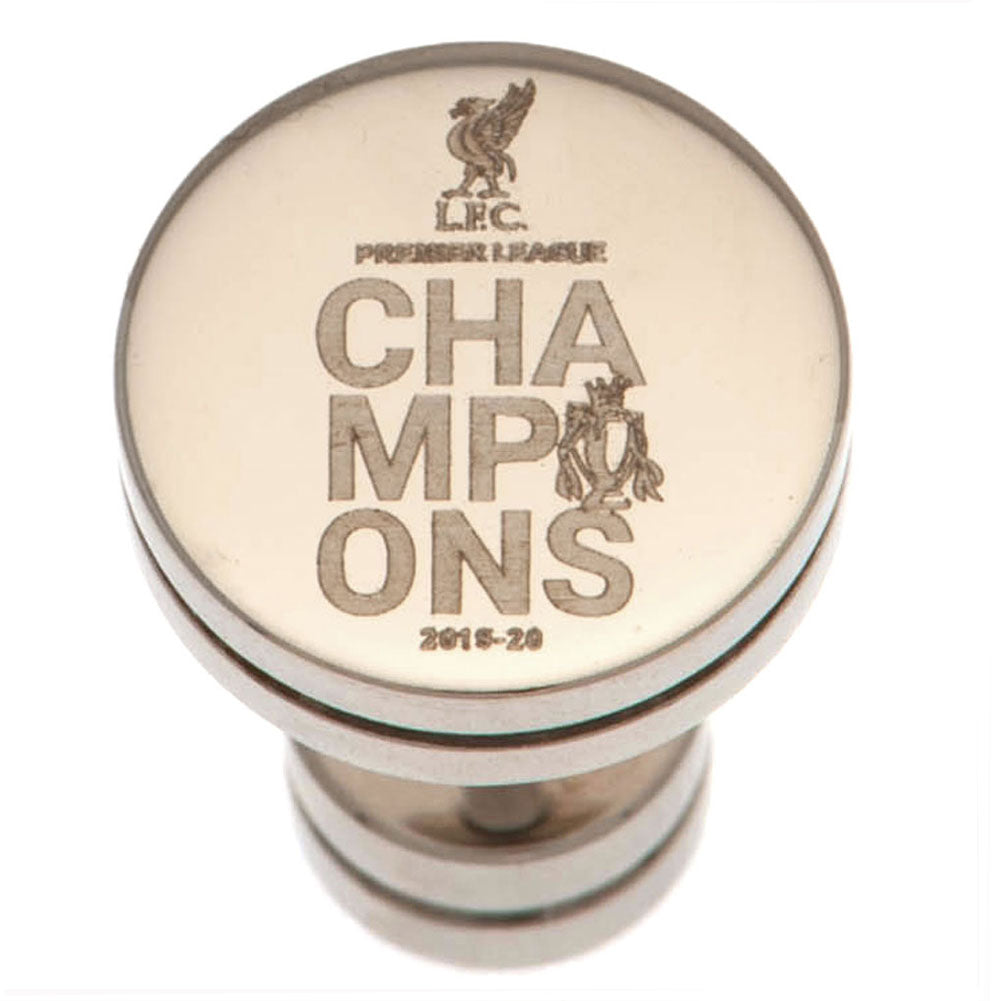 Official Liverpool FC Premier League Champions Stainless Steel Stud Earring