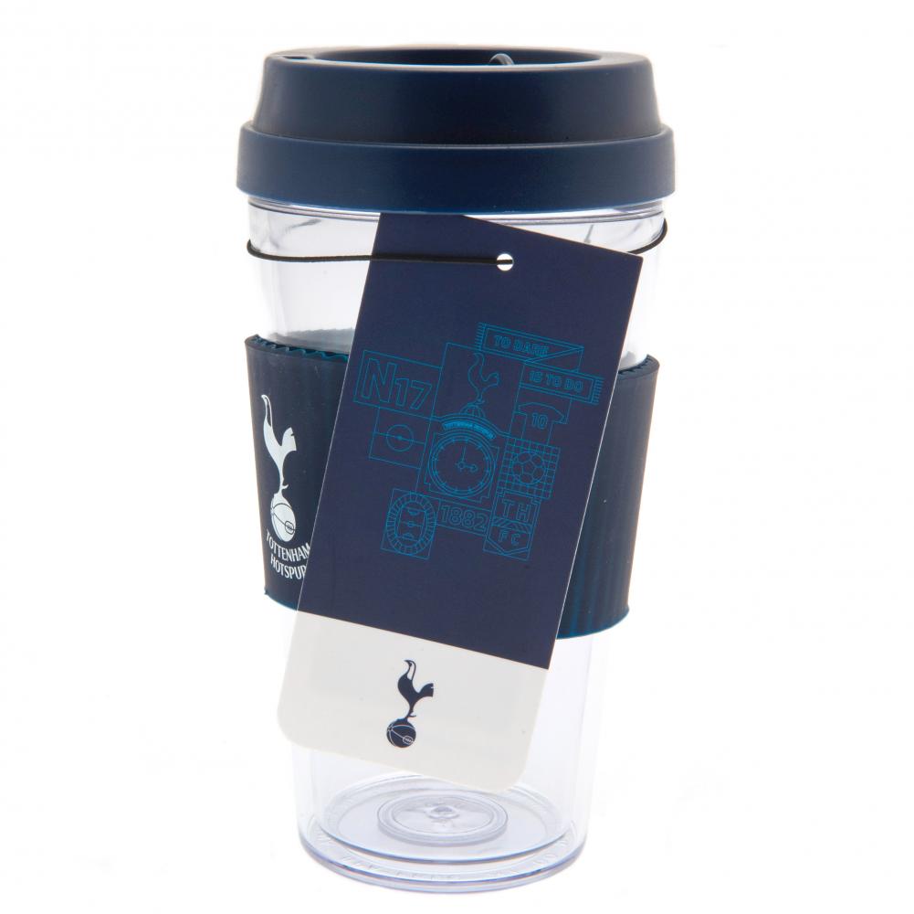 Official Tottenham Hotspur FC Silicone Grip Travel Mug