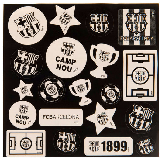 Official FC Barcelona Glow in the Dark Stickers