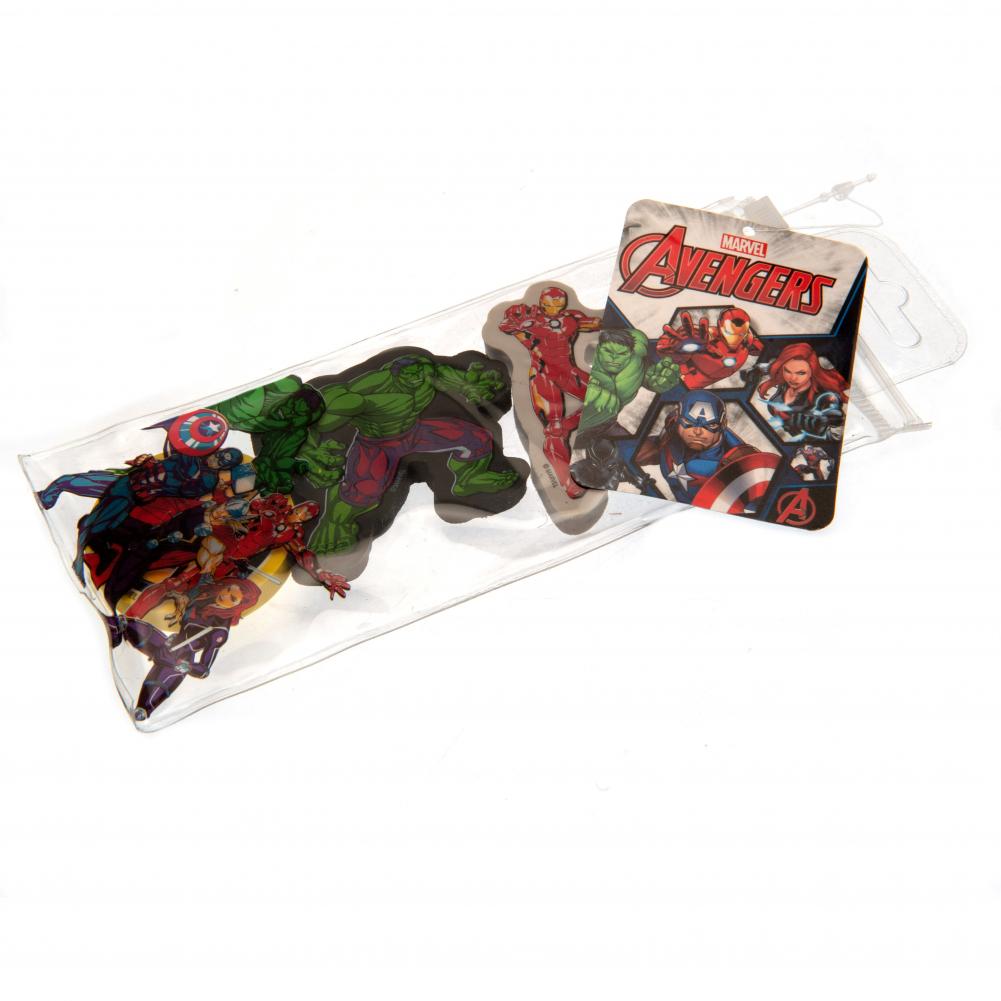 Official Marvel Comics 4pk Eraser Set