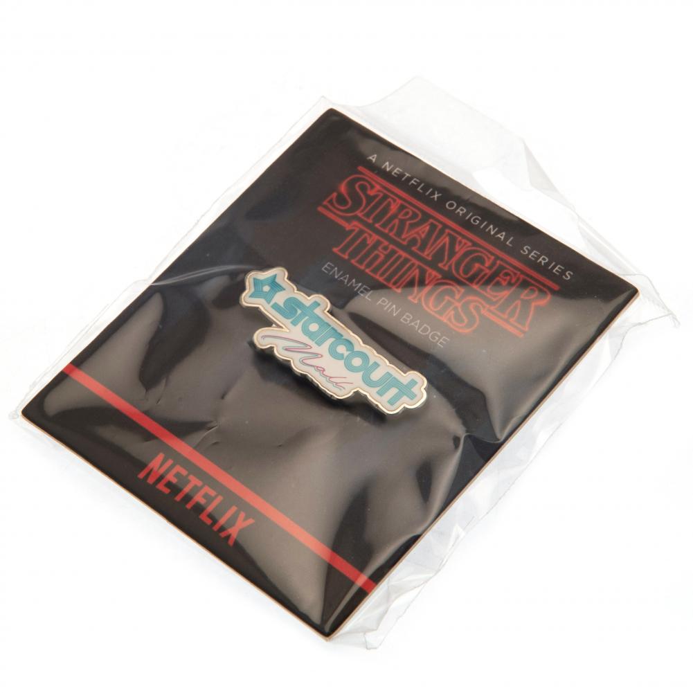 Official Stranger Things Starcourt Mall Pin Badge