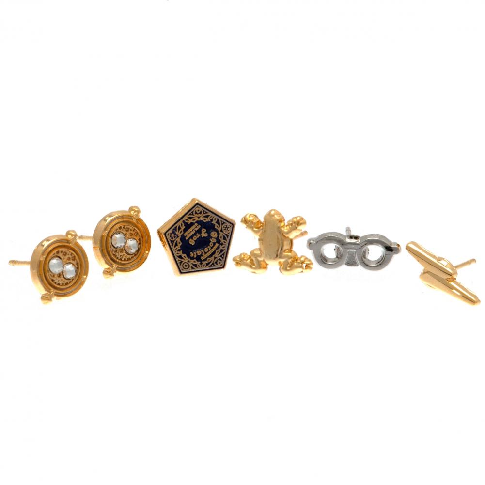 Official Harry Potter Gold Plated Earring Set