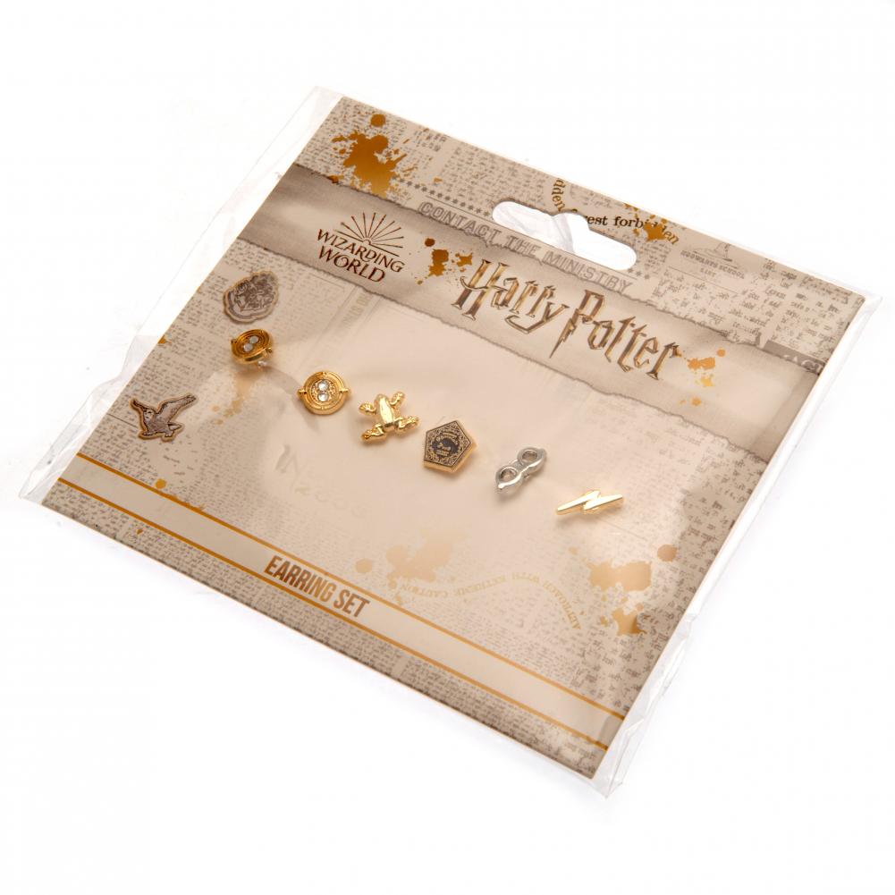 Official Harry Potter Gold Plated Earring Set