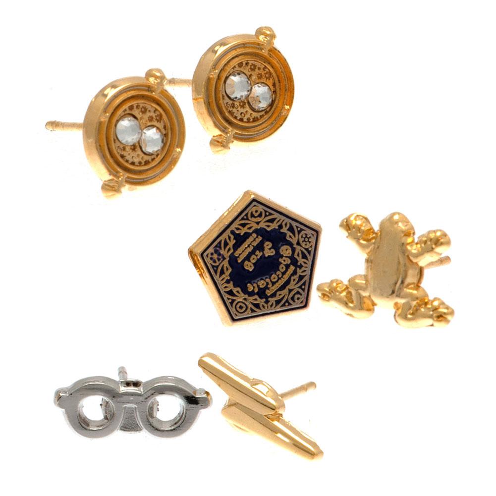 Official Harry Potter Gold Plated Earring Set