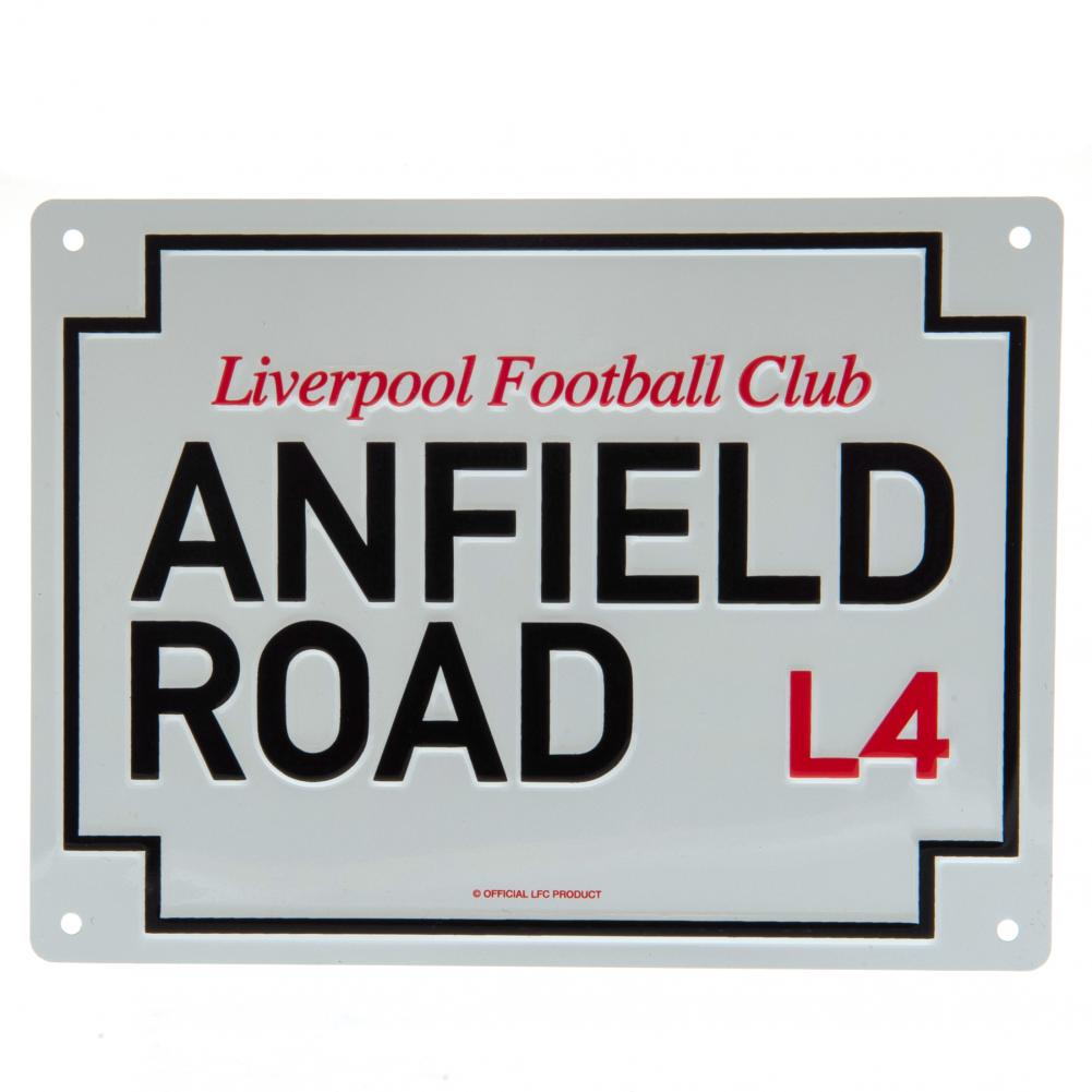 Official Liverpool FC Anfield Road Sign