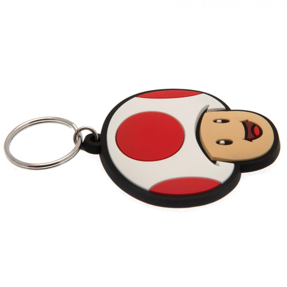 Official Super Mario PVC Keyring Toad