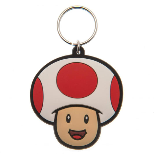 Official Super Mario PVC Keyring Toad