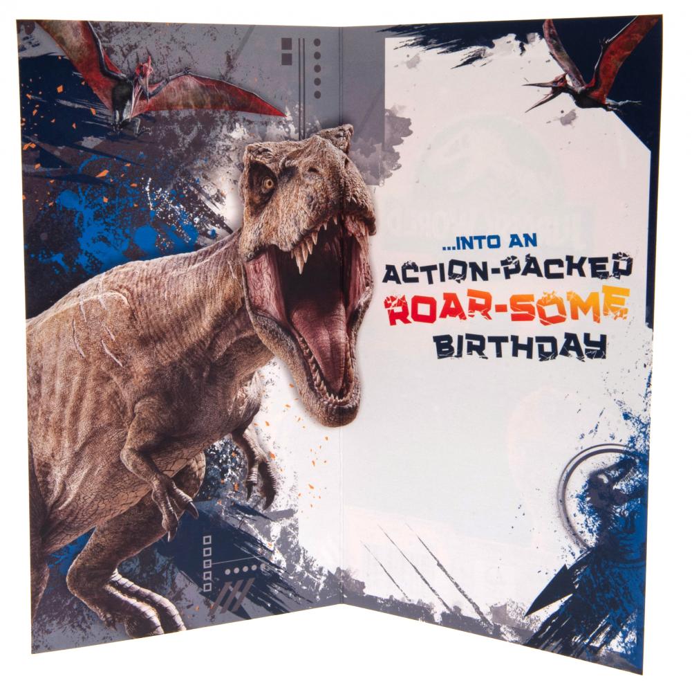 Official Jurassic World Birthday Card