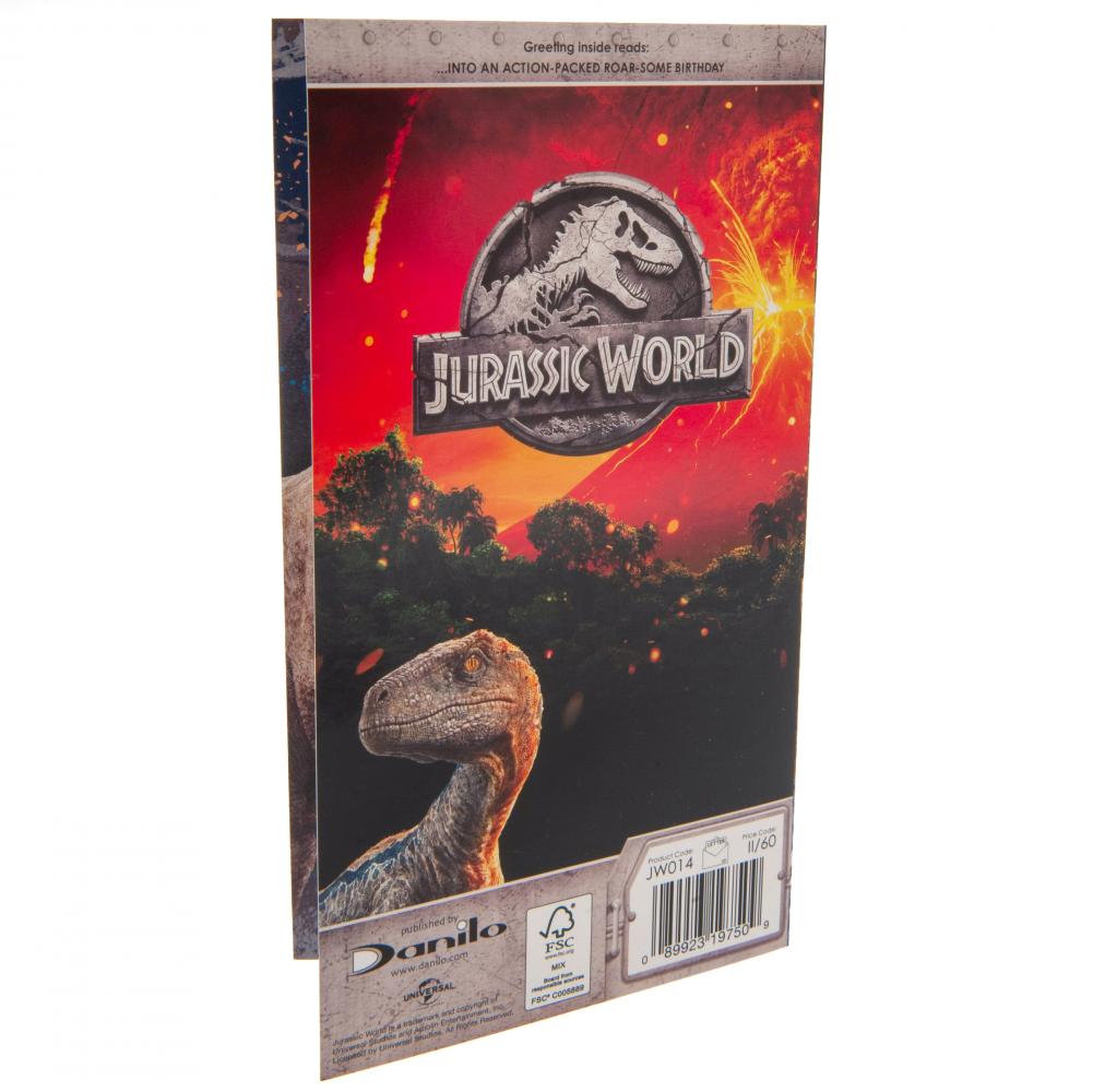 Official Jurassic World Birthday Card