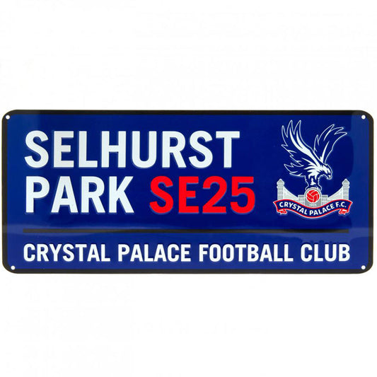 Official Crystal Palace FC Colour Street Sign