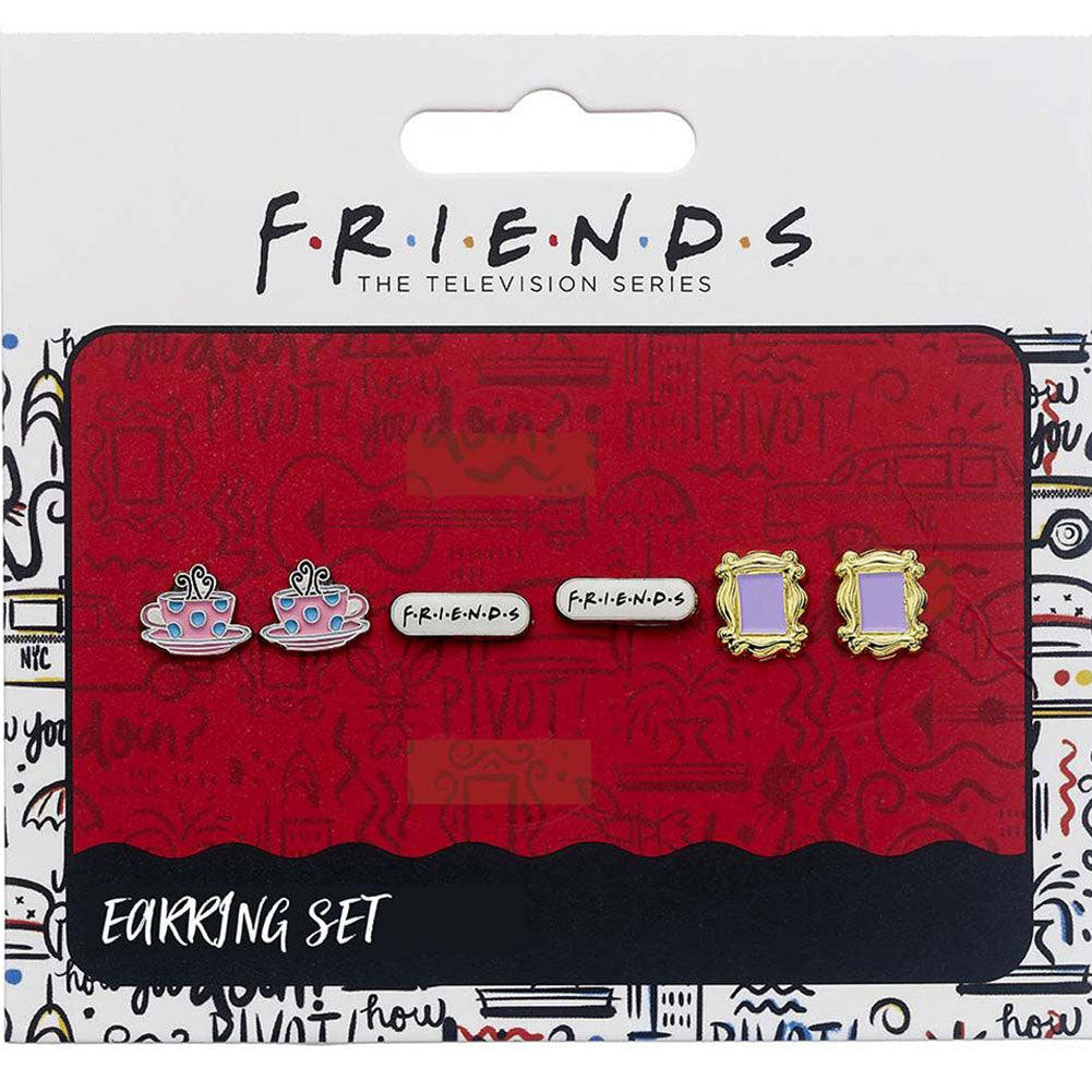 Official Friends Stud Earring Set