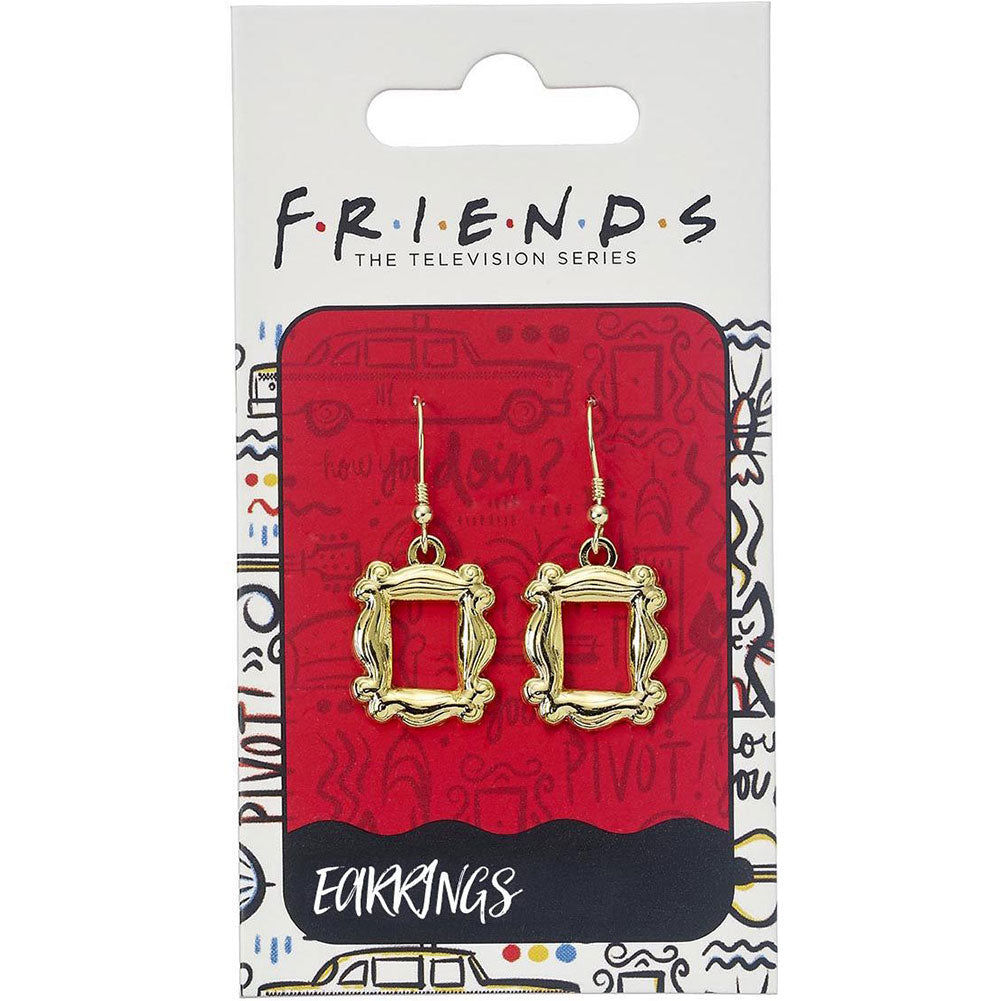 Official Friends Gold Plated Earrings Frame