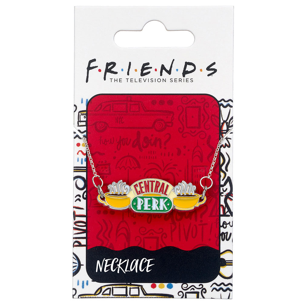 Official Friends Silver Plated Necklace Central Perk