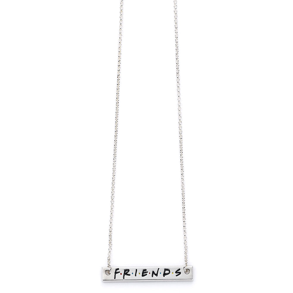 Official Friends Silver Plated Necklace Logo