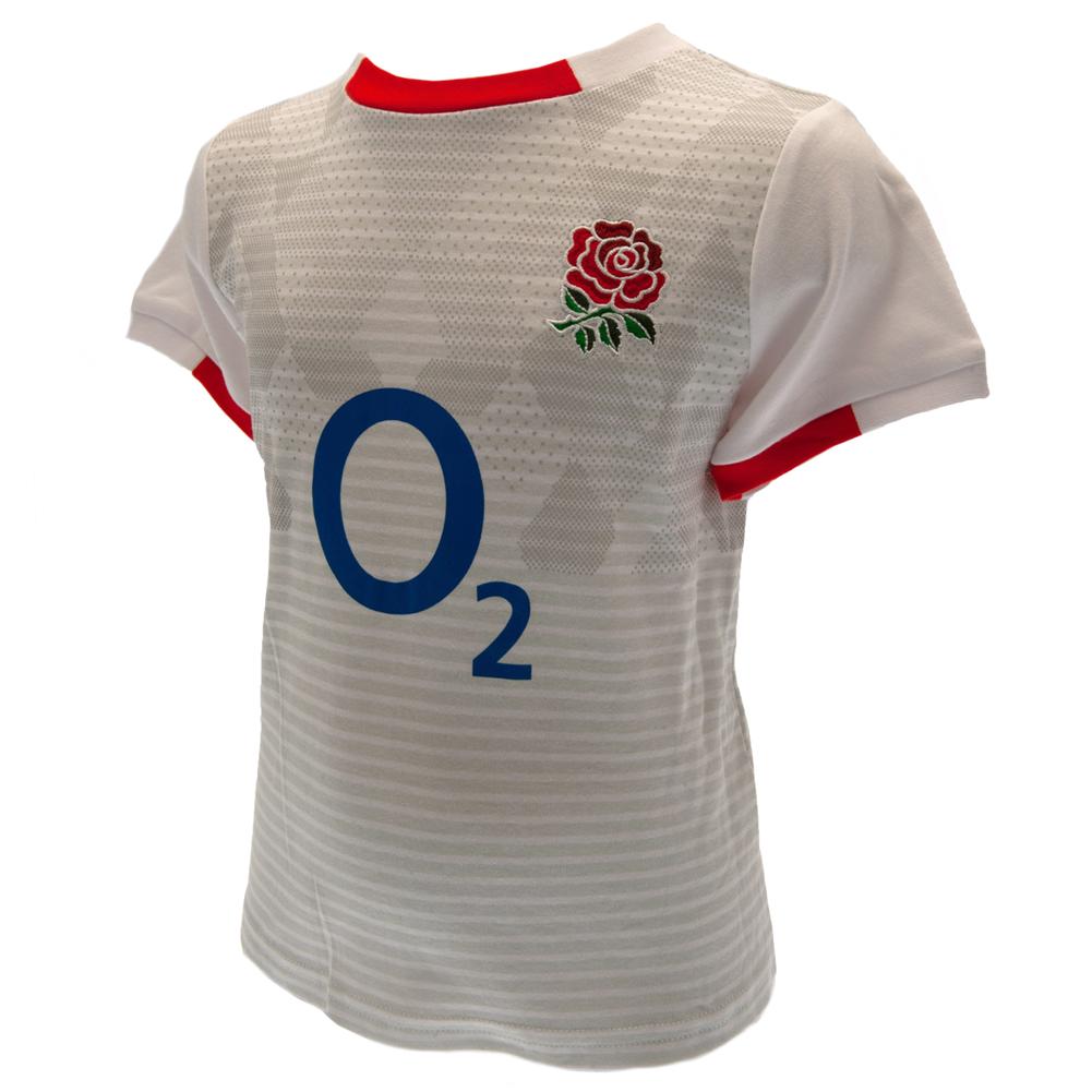 Official England RFU Shirt & Short Set 6/9 mths ST