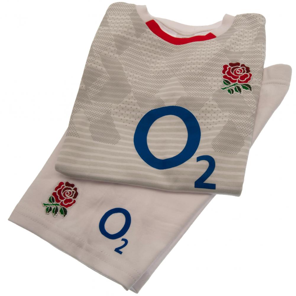 Official England RFU Shirt & Short Set 6/9 mths ST