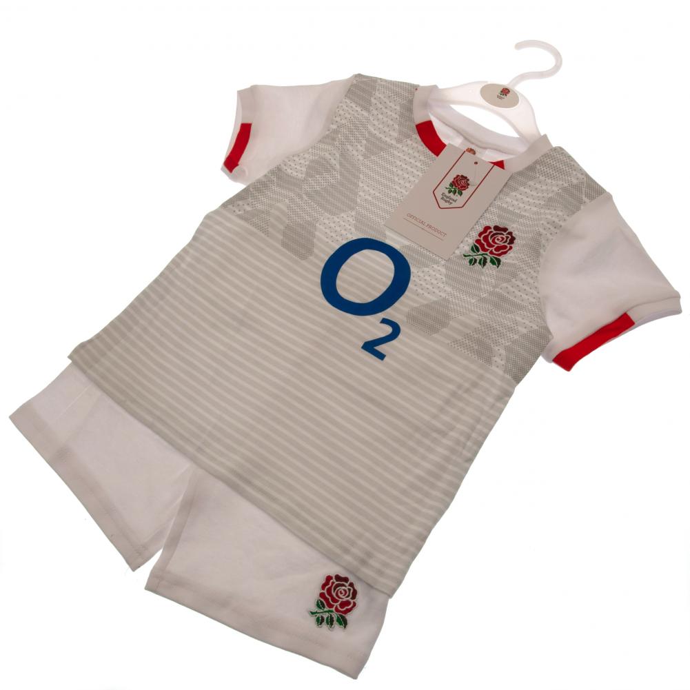 Official England RFU Shirt & Short Set 6/9 mths ST