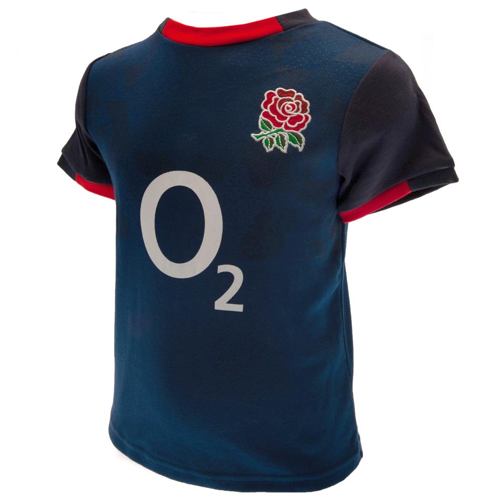 Official England RFU Shirt & Short Set 6/9 mths NV