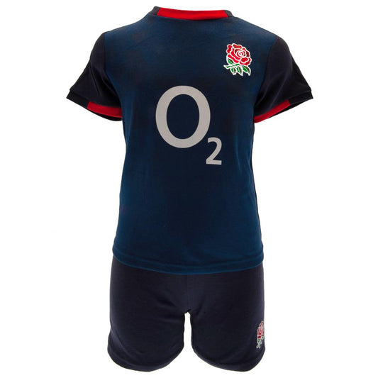 Official England RFU Shirt & Short Set 6/9 mths NV