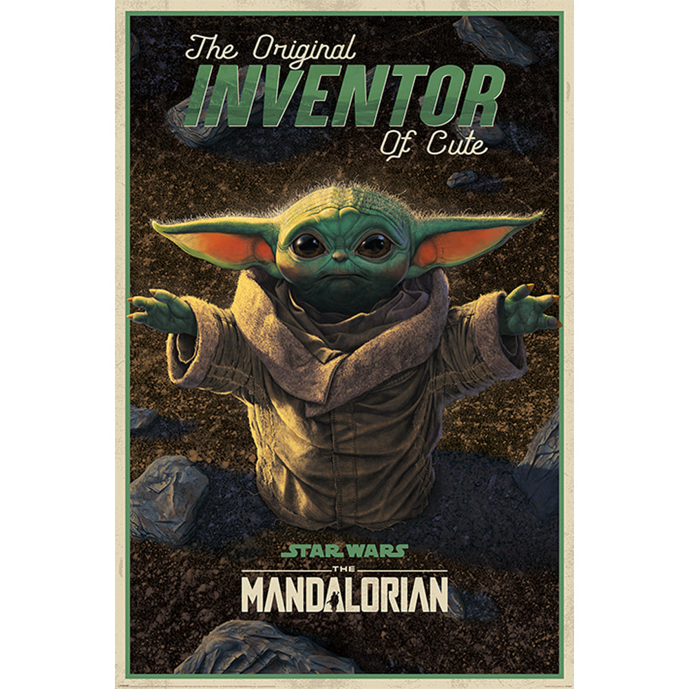 Official Star Wars: The Mandalorian Poster Inventor of Cute 174