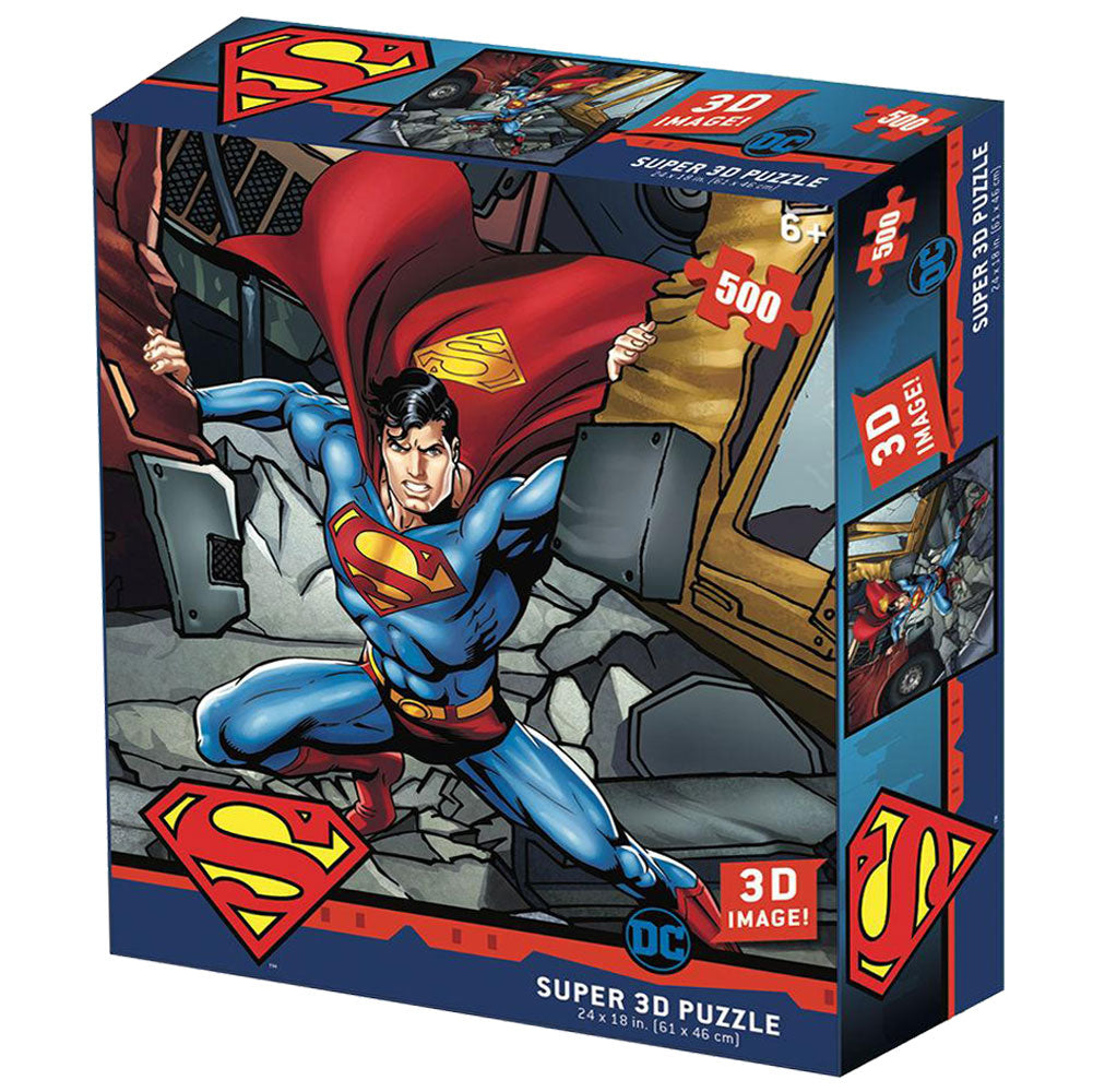 Official Superman 3D Image Puzzle 500pc