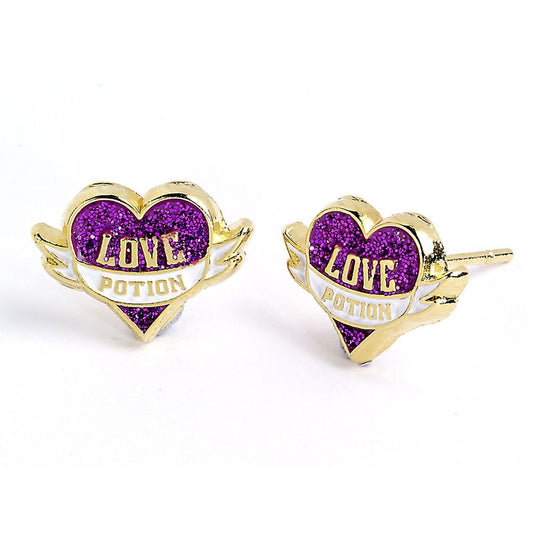 Official Harry Potter Gold Plated Earrings Love Potion