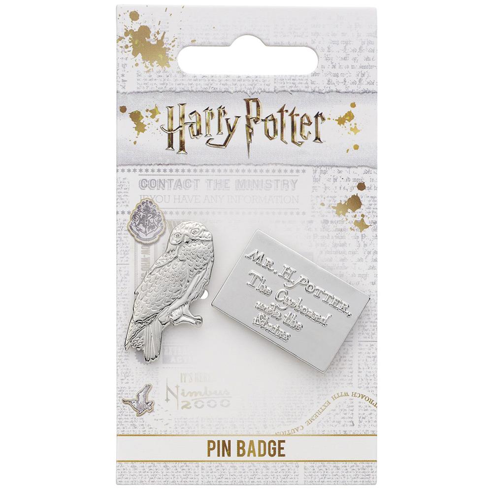 Official Harry Potter Badge Hedwig Owl & Letter