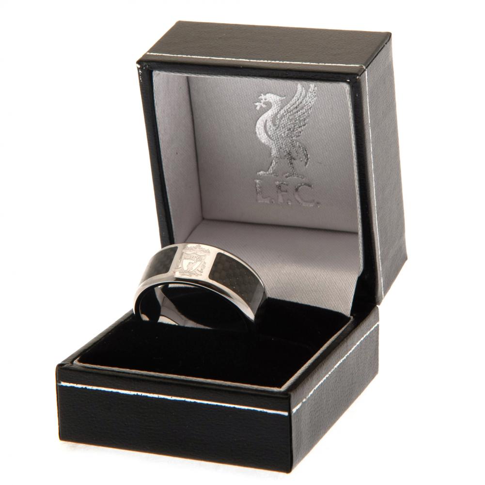 Official Liverpool FC Carbon Fibre Ring Medium