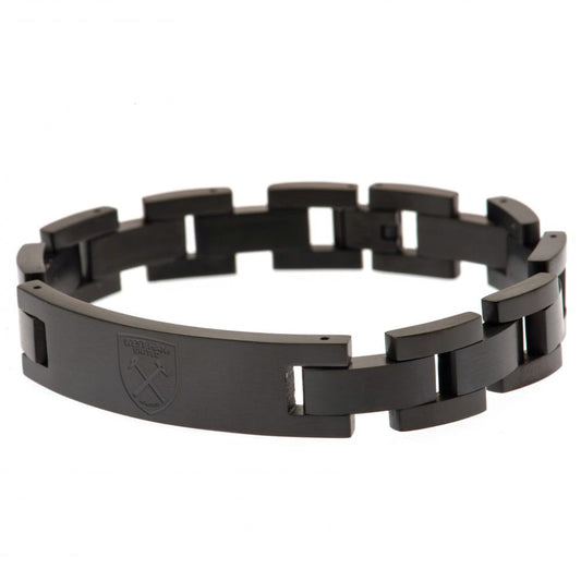 Official West Ham United FC Black IP Bracelet