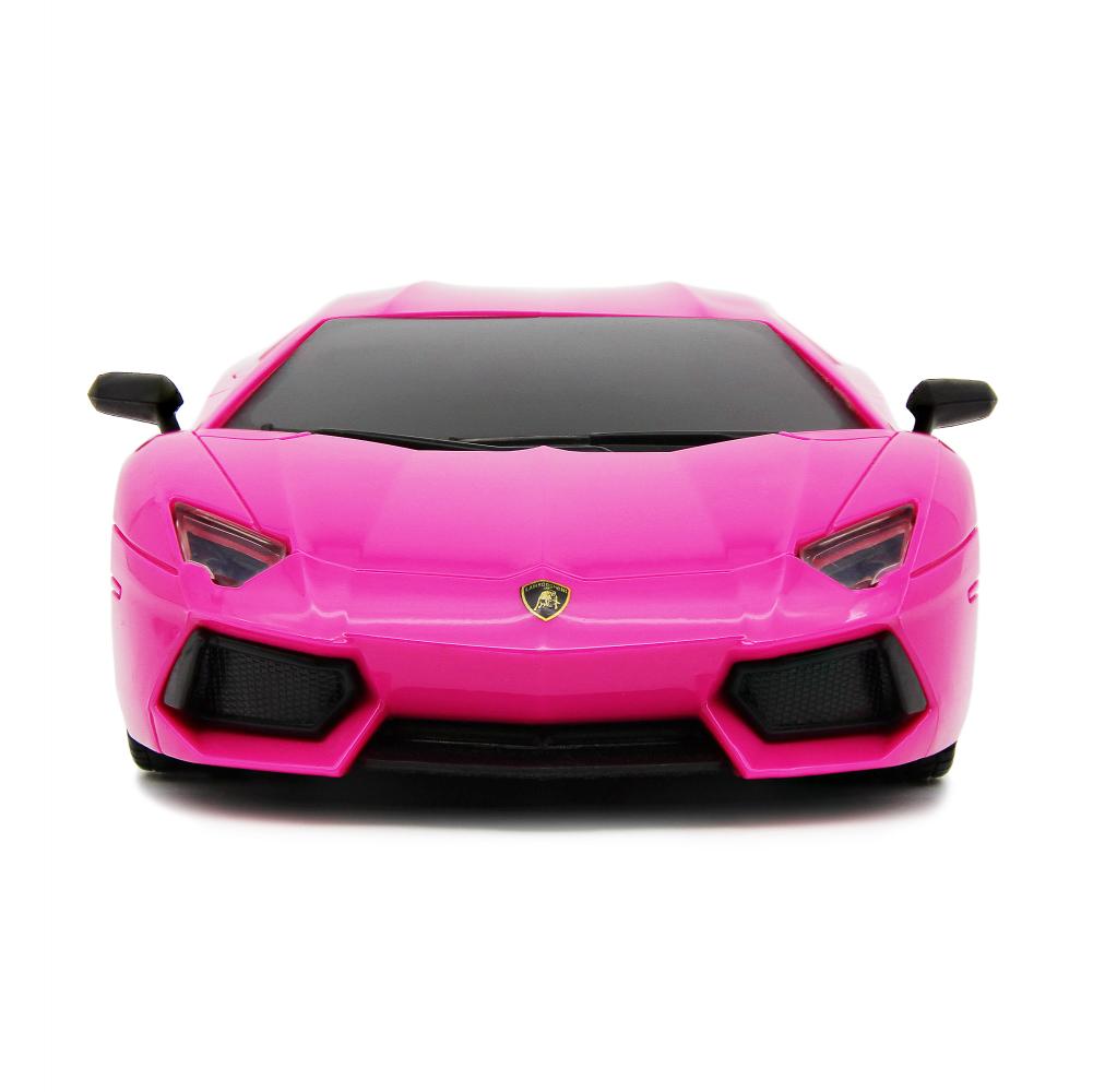 Official Lamborghini Aventador Radio Controlled Car 1:24 Scale Pink