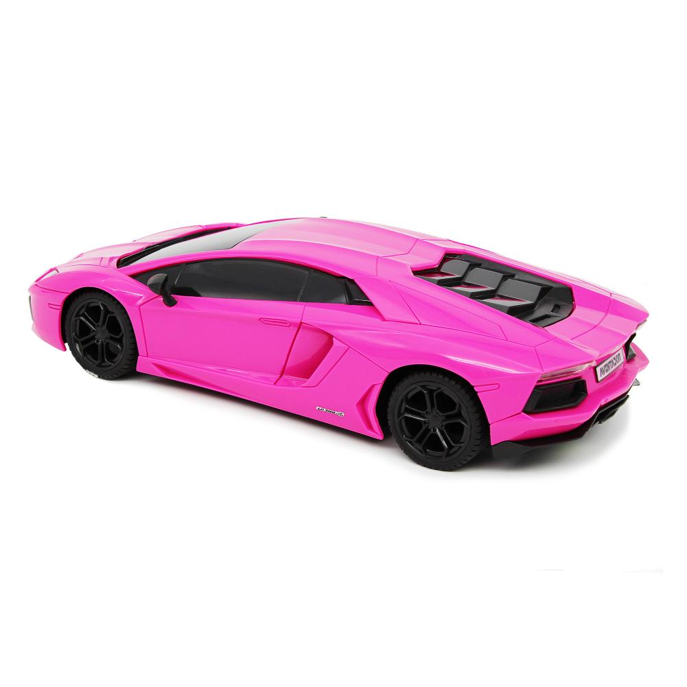 Official Lamborghini Aventador Radio Controlled Car 1:24 Scale Pink