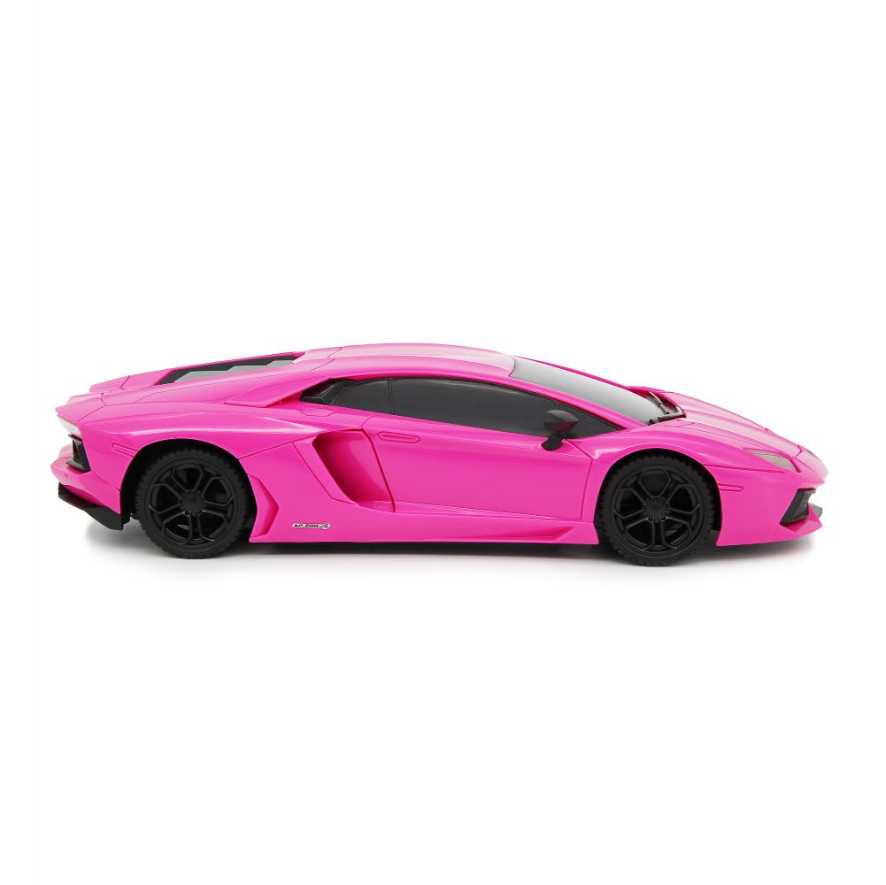 Official Lamborghini Aventador Radio Controlled Car 1:24 Scale Pink