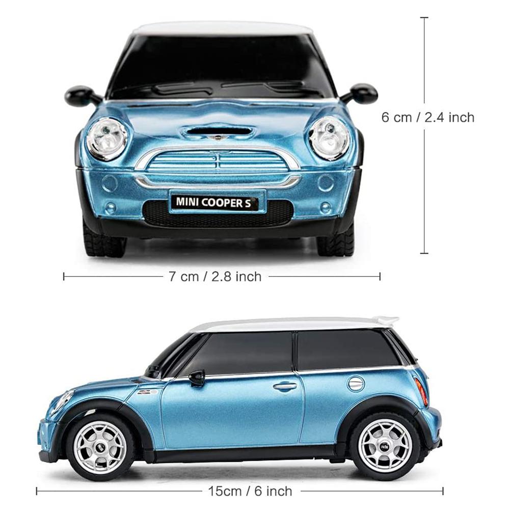 Official Mini Cooper S Radio Controlled Car 1:24 Scale Blue