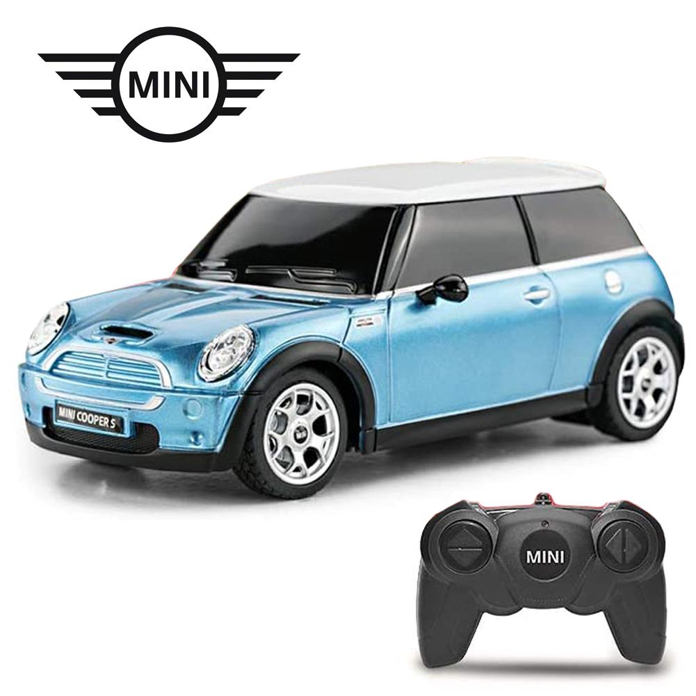 Official Mini Cooper S Radio Controlled Car 1:24 Scale Blue