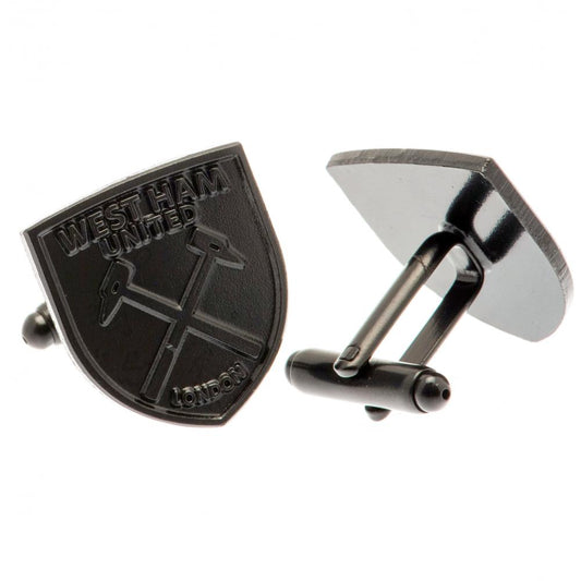 Official West Ham United FC Black IP Cufflinks