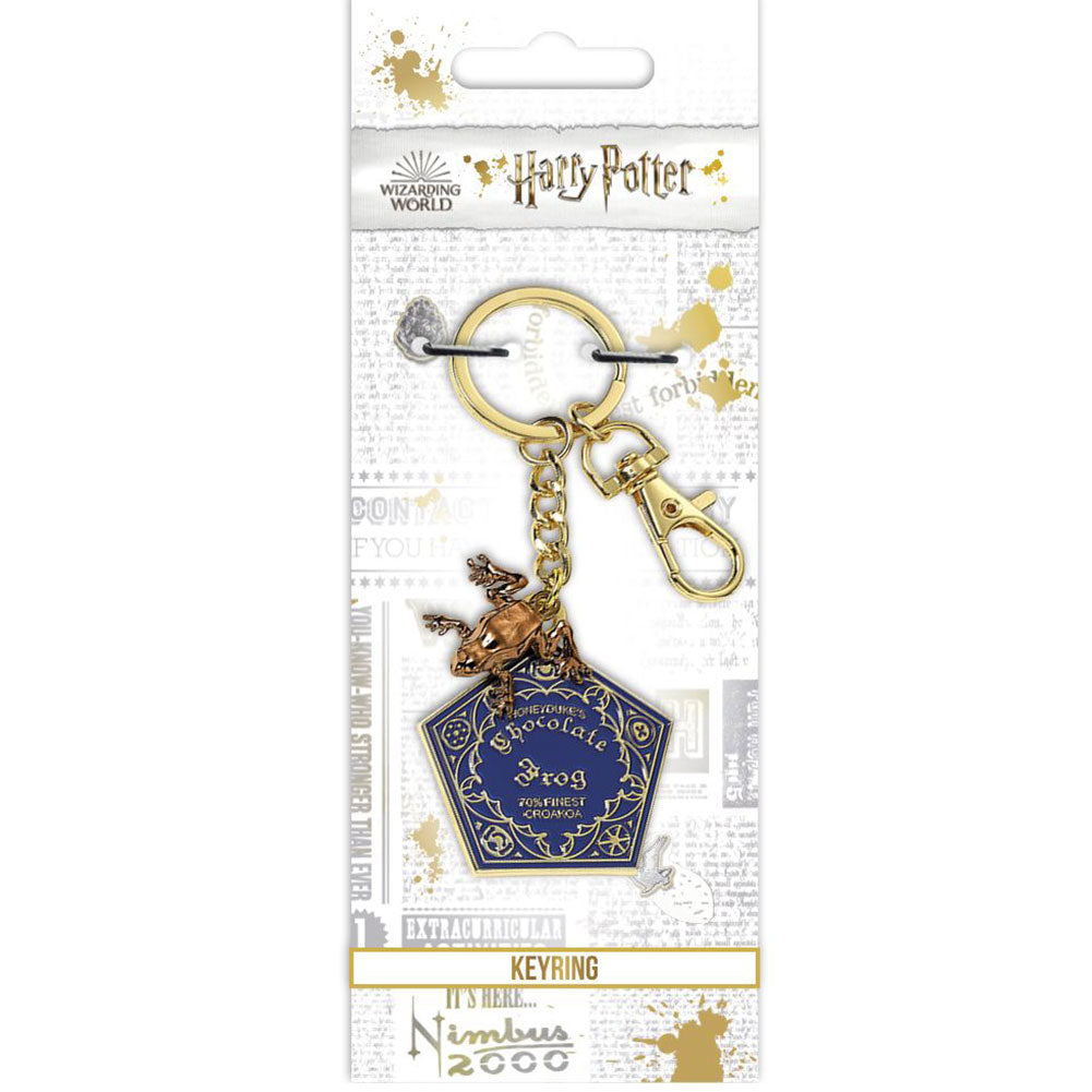 Official Harry Potter Charm Keyring Chocolate Frog