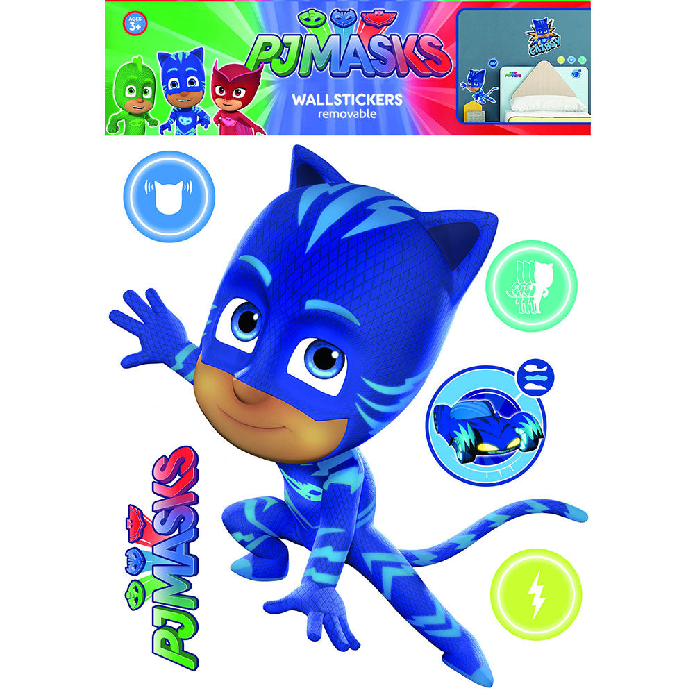 Official PJ Masks Wall Sticker A3 Catboy