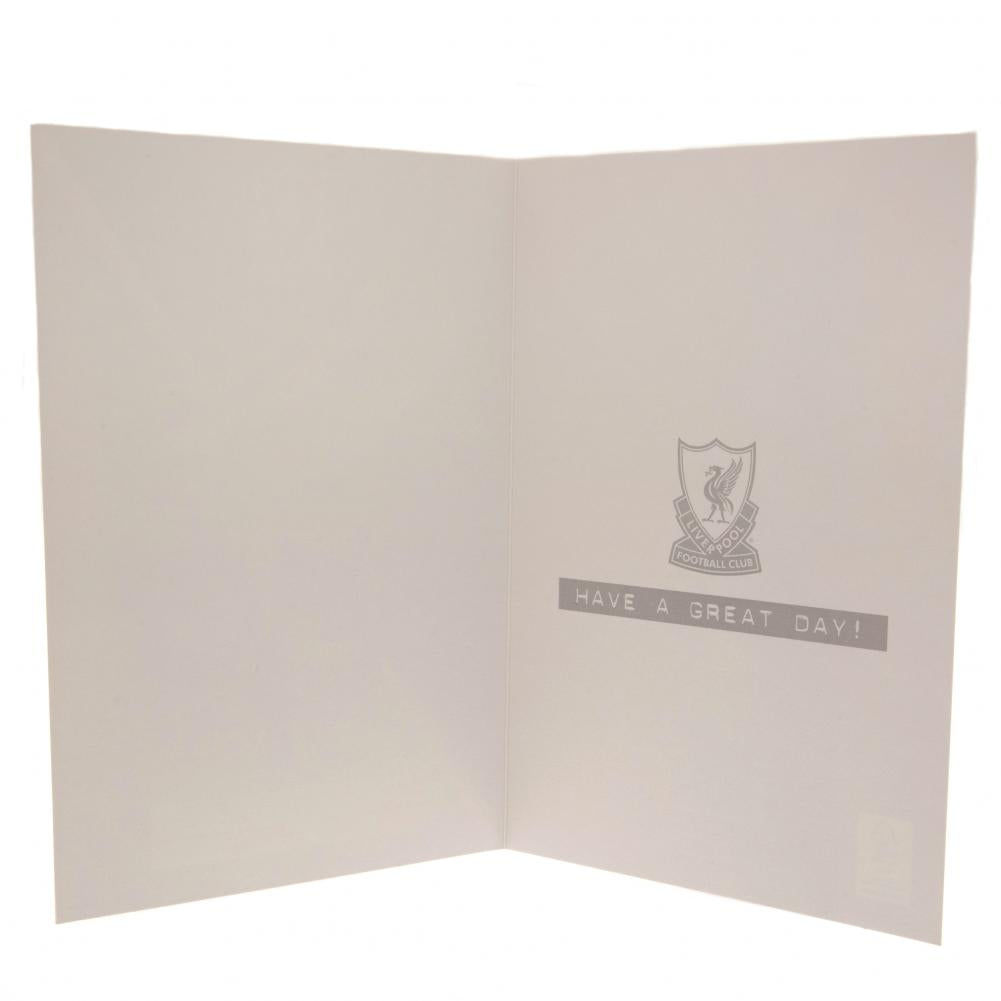 Official Liverpool FC Retro Dad Birthday Card