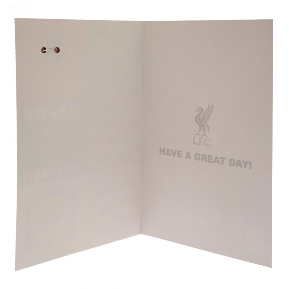 Official Liverpool FC Son Birthday Card