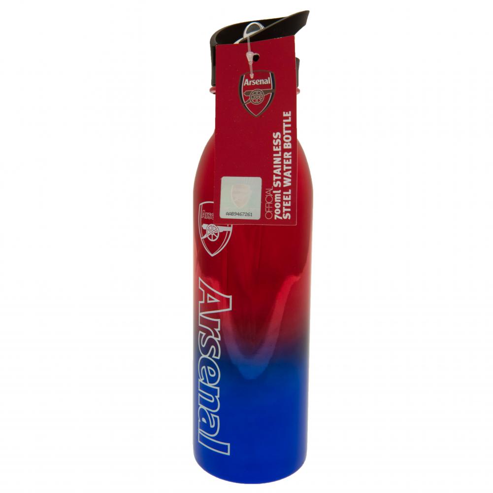 Official Arsenal FC UV Metallic Drinks Bottle