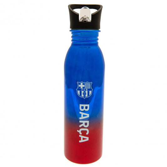 Official FC Barcelona UV Metallic Drinks Bottle