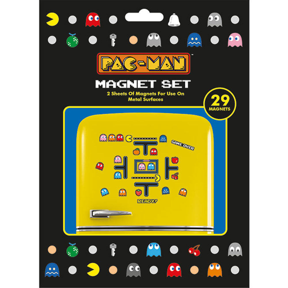 Official Pac-Man Fridge Magnet Set