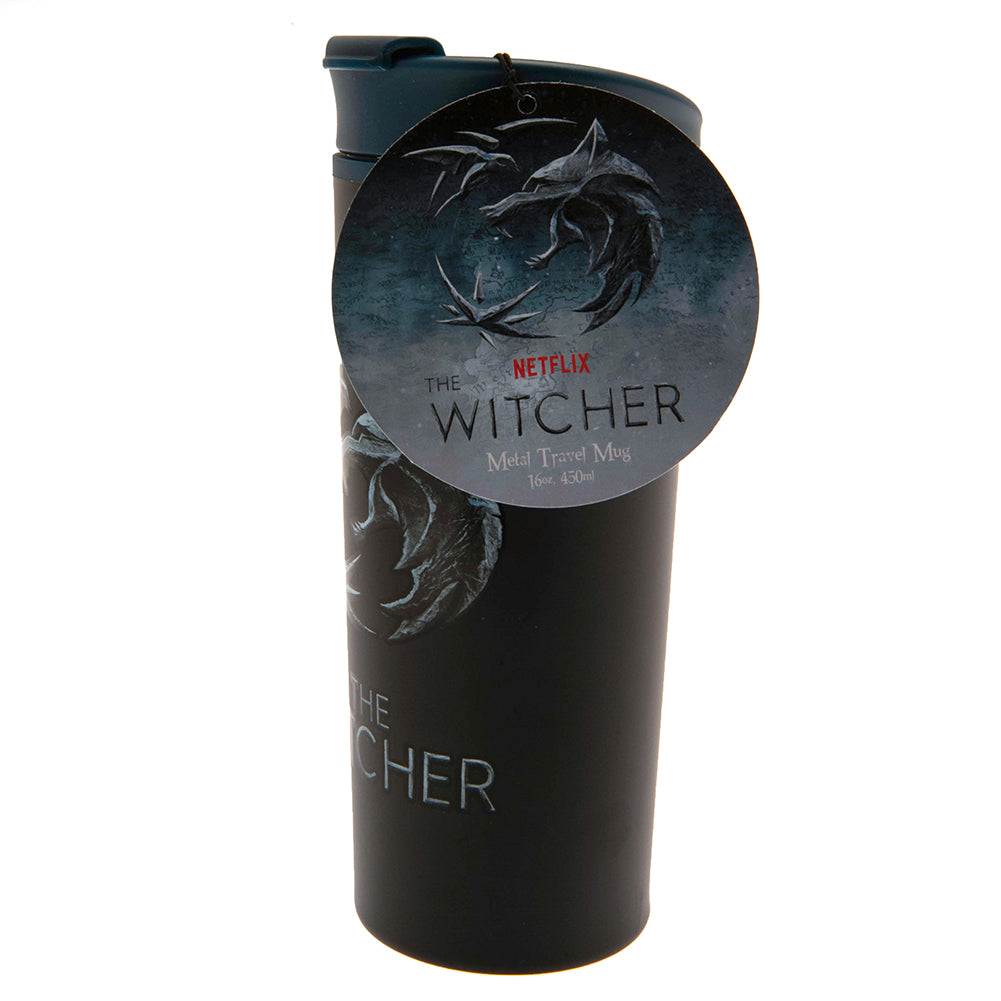 Official The Witcher Metal Travel Mug