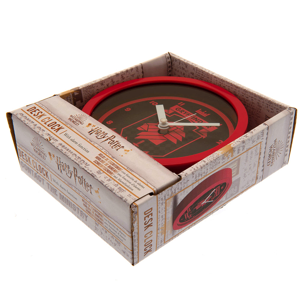 Official Harry Potter Desktop Clock Gryffindor